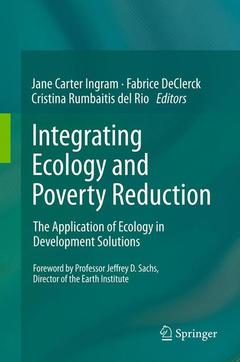 Cover of the book Integrating Ecology and Poverty Reduction