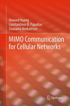 Couverture de l’ouvrage MIMO Communication for Cellular Networks
