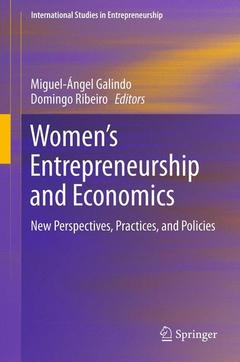 Couverture de l’ouvrage Women’s Entrepreneurship and Economics