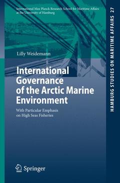 Couverture de l’ouvrage International Governance of the Arctic Marine Environment