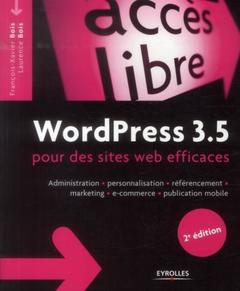 Couverture de l’ouvrage WordPress 3.5 pour le blogueur efficace