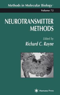 Couverture de l’ouvrage Neurotransmitter Methods