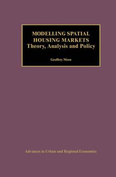 Couverture de l’ouvrage Modelling Spatial Housing Markets