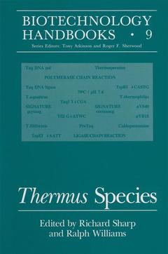 Couverture de l’ouvrage Thermus Species