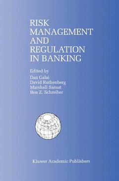 Couverture de l’ouvrage Risk Management and Regulation in Banking