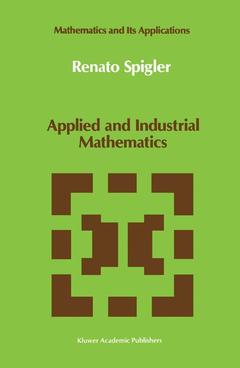 Couverture de l’ouvrage Applied and Industrial Mathematics