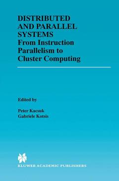 Couverture de l’ouvrage Distributed and Parallel Systems