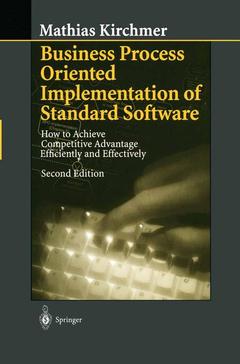 Couverture de l’ouvrage Business Process Oriented Implementation of Standard Software