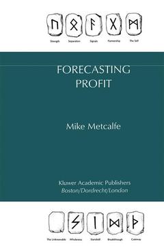 Couverture de l’ouvrage Forecasting Profit