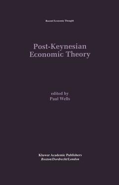 Couverture de l’ouvrage Post-Keynesian Economic Theory
