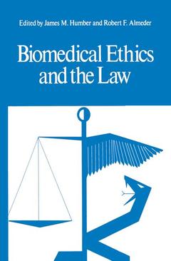Couverture de l’ouvrage Biomedical Ethics and the Law
