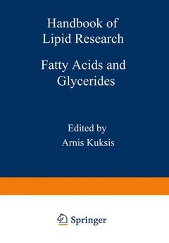 Couverture de l’ouvrage Fatty Acids and Glycerides
