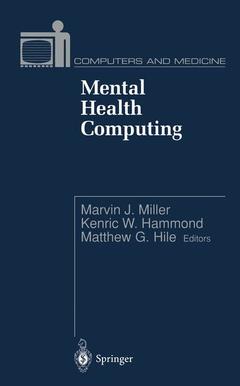 Couverture de l’ouvrage Mental Health Computing