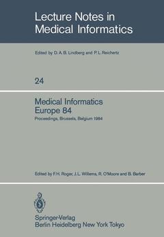 Couverture de l’ouvrage Medical Informatics Europe 84