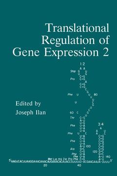 Couverture de l’ouvrage Translational Regulation of Gene Expression 2