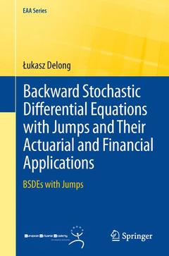 Cover of the book Backward Stochastic Differential Equations with Jumps and Their Actuarial and Financial Applications