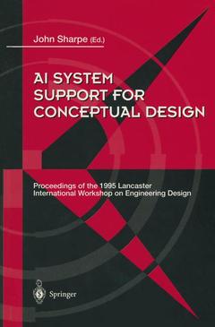 Cover of the book AI System Support for Conceptual Design