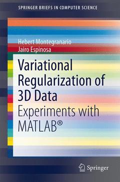 Couverture de l’ouvrage Variational Regularization of 3D Data