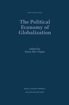 Couverture de l’ouvrage The Political Economy of Globalization