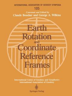 Couverture de l’ouvrage Earth Rotation and Coordinate Reference Frames
