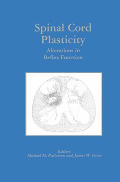 Couverture de l’ouvrage Spinal Cord Plasticity
