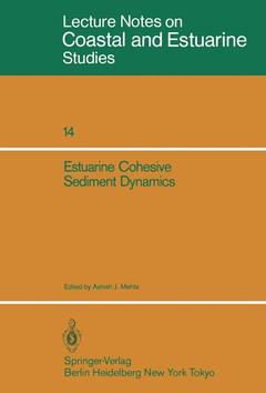 Cover of the book Estuarine Cohesive Sediment Dynamics