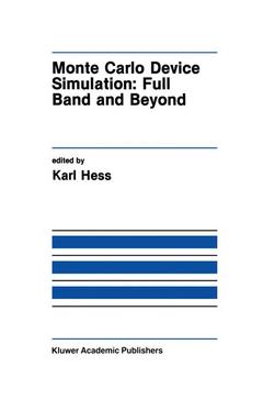 Couverture de l’ouvrage Monte Carlo Device Simulation