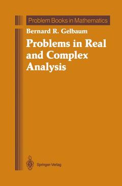 Couverture de l’ouvrage Problems in Real and Complex Analysis