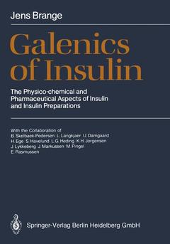 Couverture de l’ouvrage Galenics of Insulin