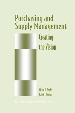 Cover of the book Purchasing and Supply Management