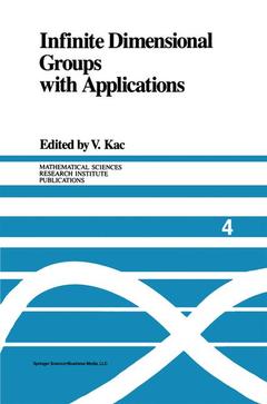 Cover of the book Infinite Dimensional Groups with Applications
