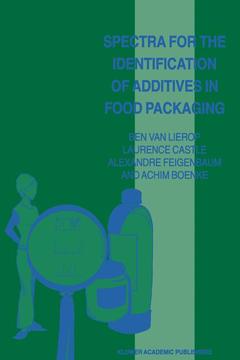 Couverture de l’ouvrage Spectra for the Identification of Additives in Food Packaging