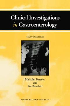 Cover of the book Clinical Investigations in Gastroenterology