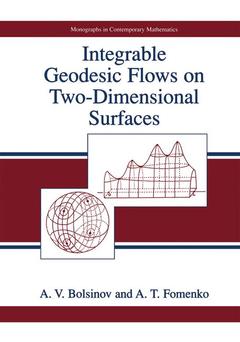 Cover of the book Integrable Geodesic Flows on Two-Dimensional Surfaces