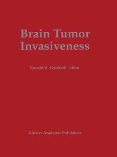 Couverture de l’ouvrage Brain Tumor Invasiveness