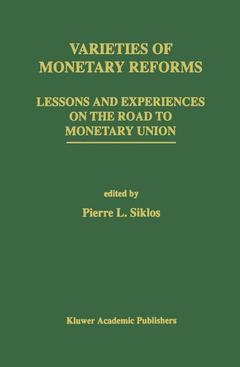 Couverture de l’ouvrage Varieties of Monetary Reforms