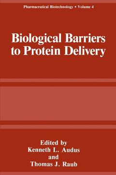Couverture de l’ouvrage Biological Barriers to Protein Delivery