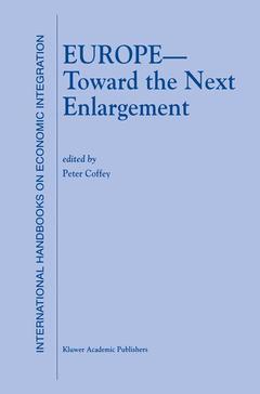 Couverture de l’ouvrage Europe — Toward the Next Enlargement