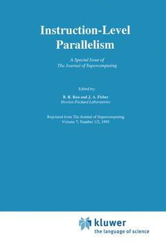 Couverture de l’ouvrage Instruction-Level Parallelism