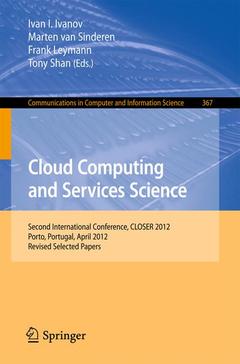 Cover of the book Cloud Computing and Services Science