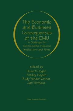 Couverture de l’ouvrage The Economic and Business Consequences of the EMU
