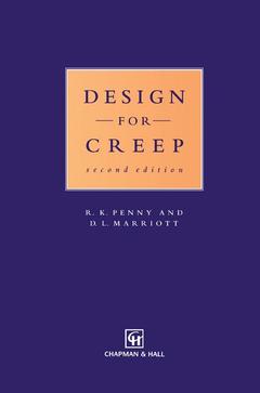 Couverture de l’ouvrage Design for Creep
