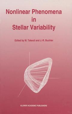 Couverture de l’ouvrage Nonlinear Phenomena in Stellar Variability