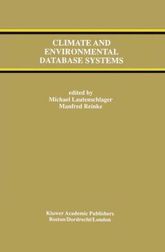 Couverture de l’ouvrage Climate and Environmental Database Systems