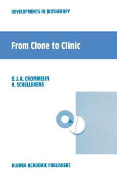 Cover of the book From Clone to Clinic
