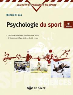 Couverture de l’ouvrage Psychologie du sport