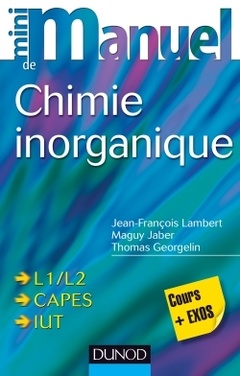 Couverture de l’ouvrage Mini manuel de chimie inorganique
