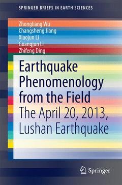 Cover of the book Earthquake Phenomenology from the Field