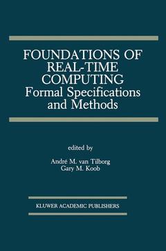 Cover of the book Foundations of Real-Time Computing: Formal Specifications and Methods
