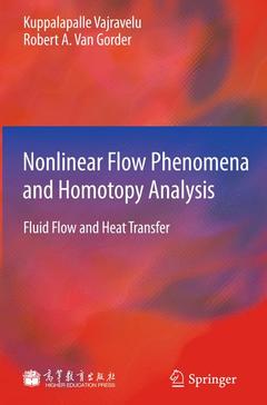 Couverture de l’ouvrage Nonlinear Flow Phenomena and Homotopy Analysis